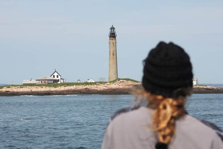a person standing in front of a body of water