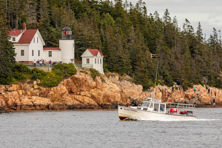 a small boat in a body of water